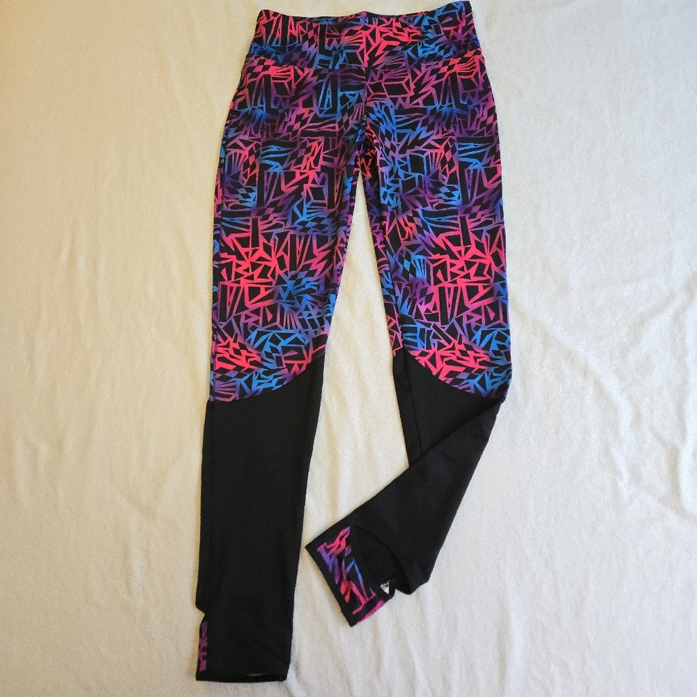 Danskin Now Multicolor Abstract Leggings EB2